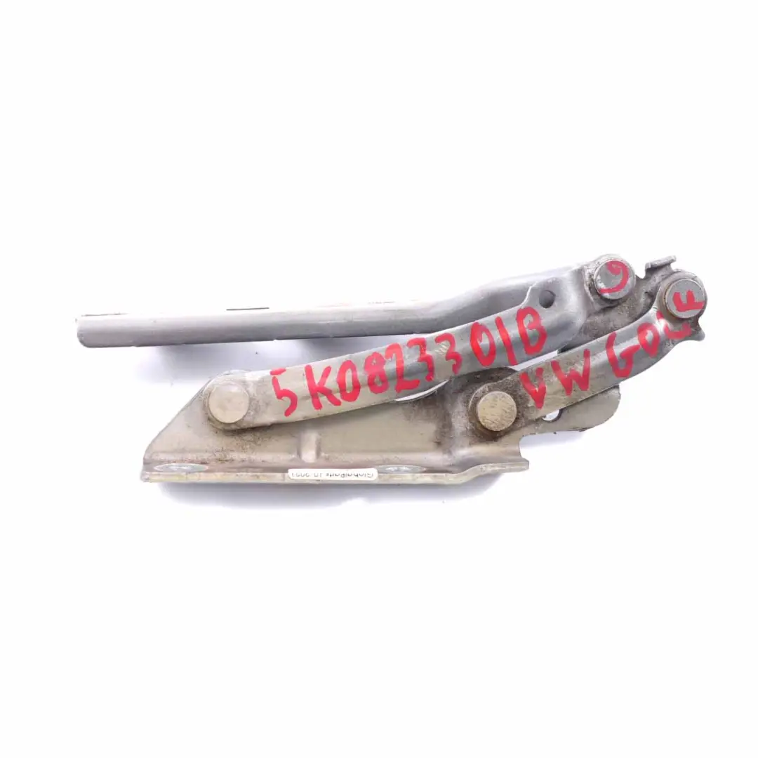 VW Golf MK6 Hood Bonnet Hinge Front Left United Grey - LA7T - SKU 5K0823301B-UGR - Part number 5K0823301B