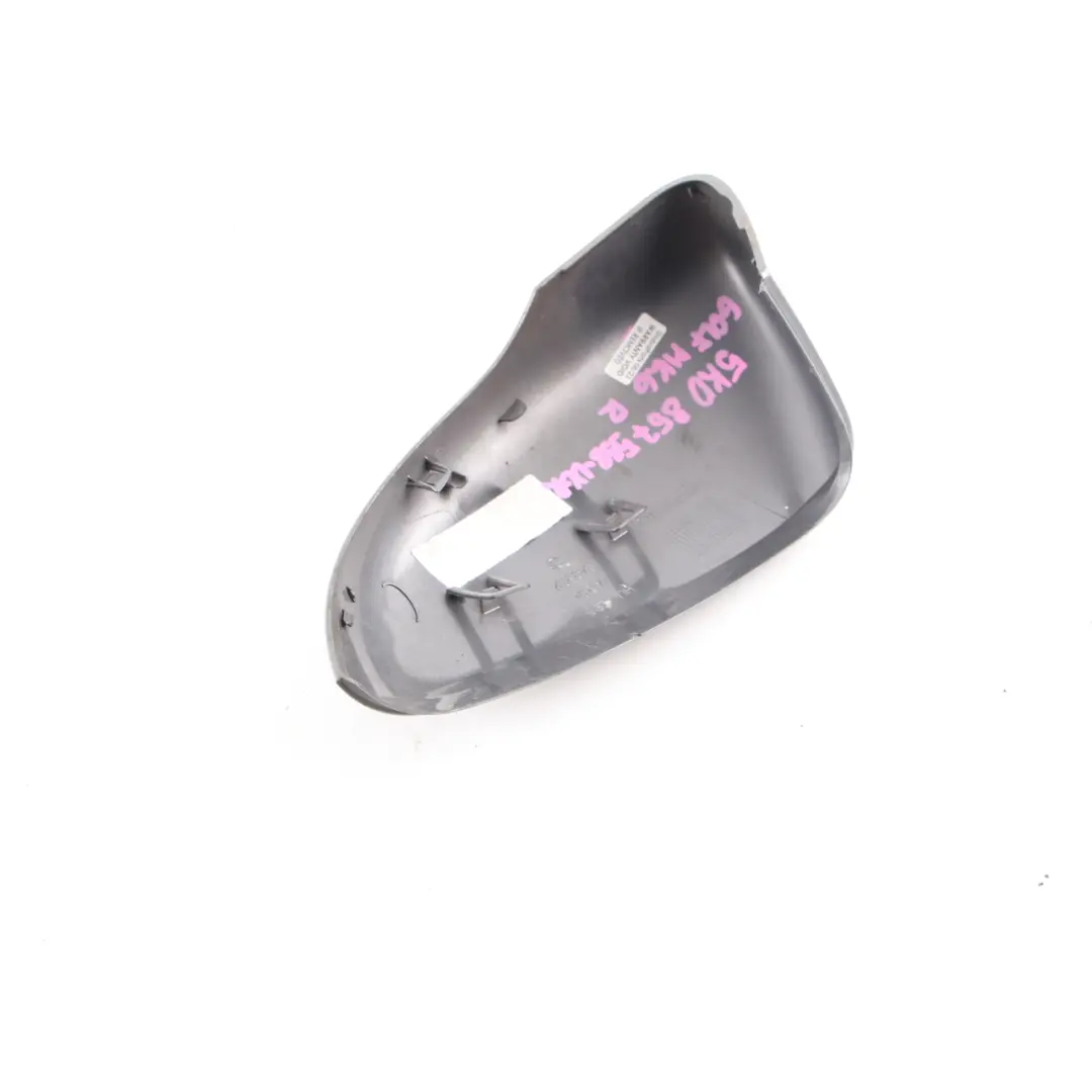 Wing Mirror Cover Right O/S Cap Casing United Grey Metallic to Volkswagen Golf 6 with Part number 5K0857538 Volkswagen Golf 6 Wing Mirror Cover Right O/S Cap Casing United Grey Metallic - SKU 5K0857538-UGR - Part number 5K0857538