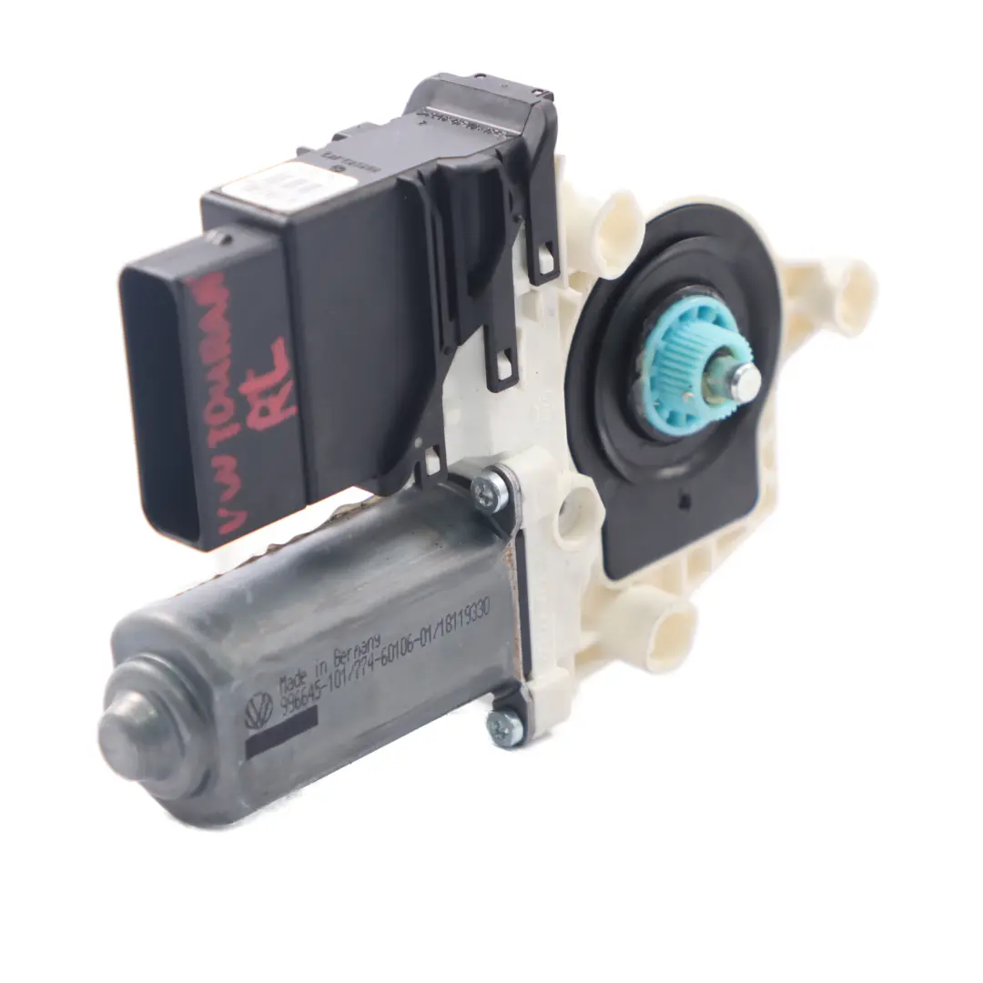 VW Touran 1T Window Lifter Motor Rear Door Left N/S Regulator - SKU 5K0959703A - Part number 5K0959703A 