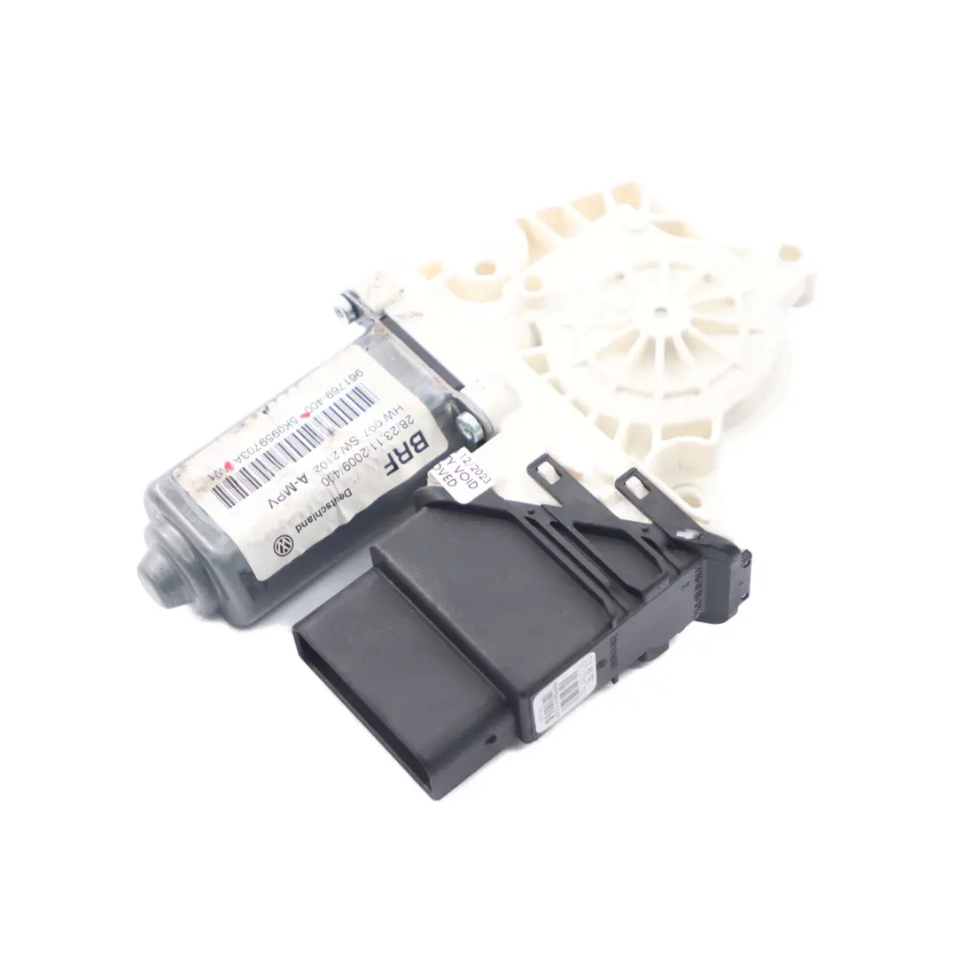 VW Touran 1T Motor elevalunas puerta trasera izquierda Regulador - SKU 5K0959703A - Número de pieza 5K0959703A 