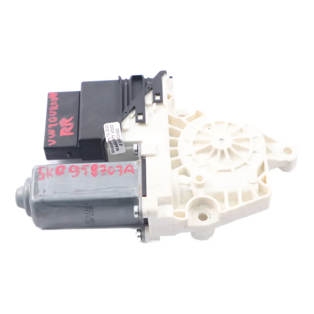 Window Lifter Motor Rear Door Right O/S Regulator to VW Touran 1T with Part number 5K0959704A VW Touran 1T Window Lifter Motor Rear Door Right O/S Regulator - SKU 5K0959704A - Part number 5K0959704A
