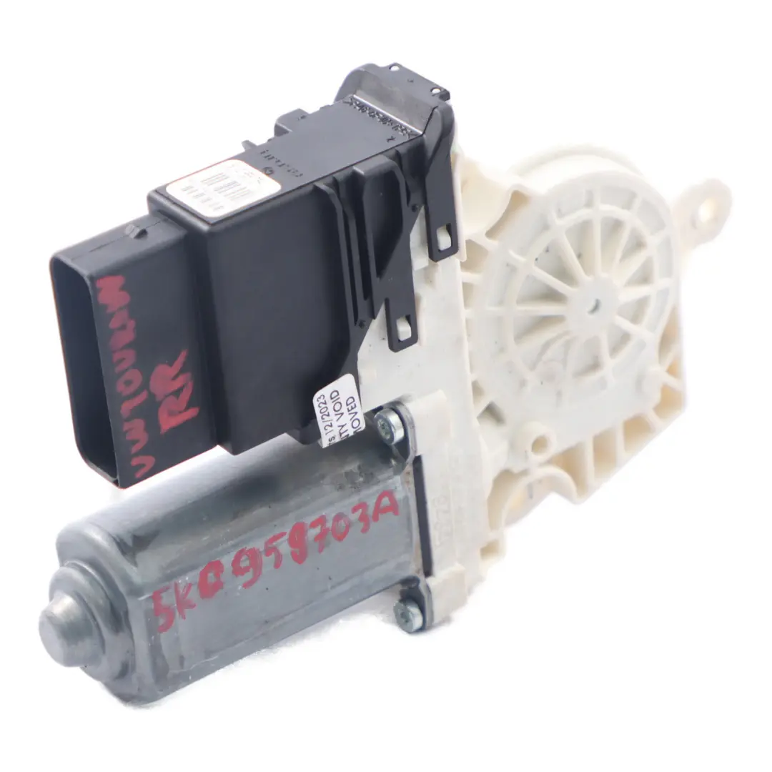 VW Touran 1T Fensterheber Motor Hintertür Rechts Regler - SKU 5K0959704A - Teilenummer 5K0959704A 
