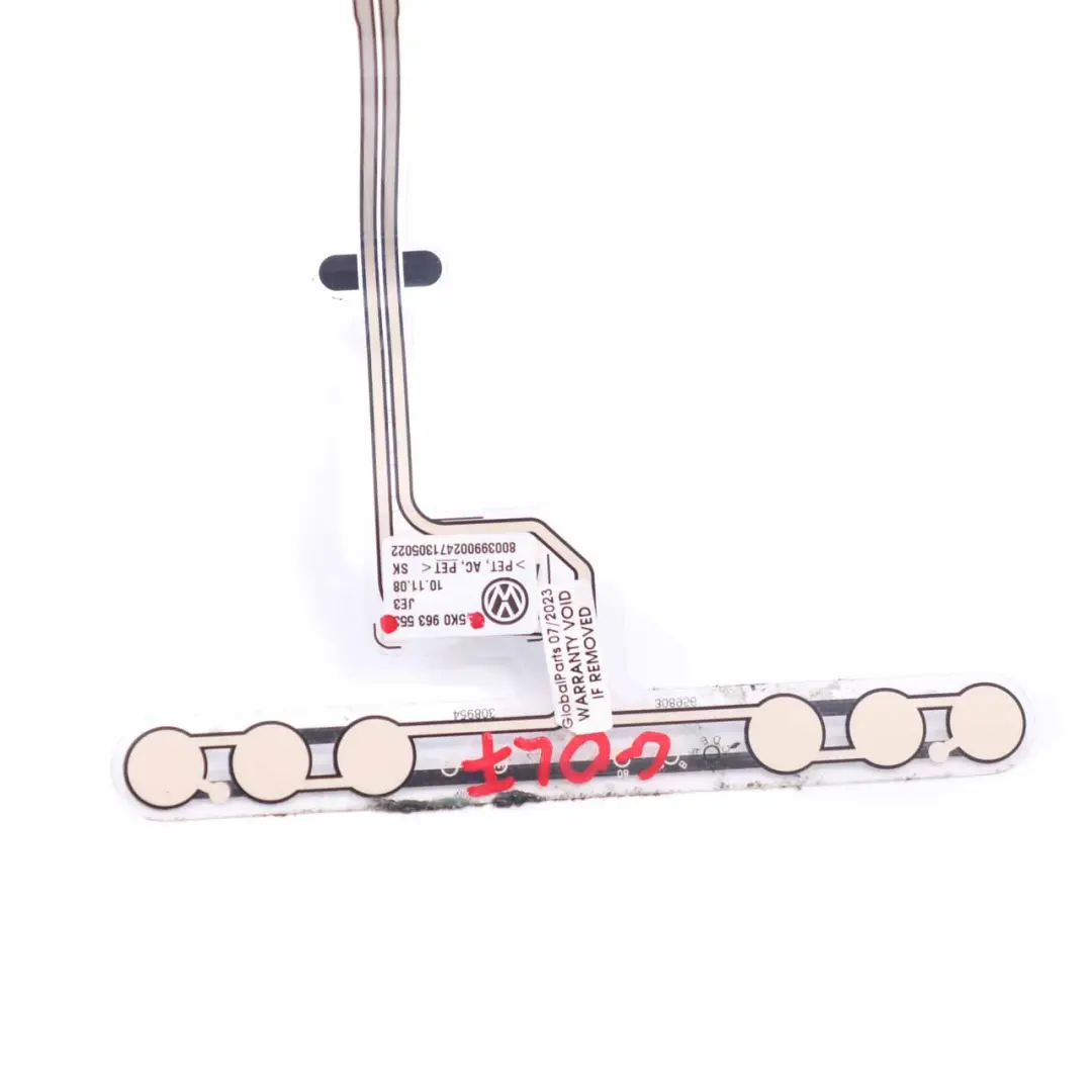 Mk5 Occupancy Mat Sensore Sedile Passeggero Anteriore Controllo per Volkswagen Golf con numero di parte 5K0963553 Volkswagen Golf Mk5 Occupancy Mat Sensore Sedile Passeggero Anteriore Controllo - SKU 5K0963553 - Numero di parte 5K0963553