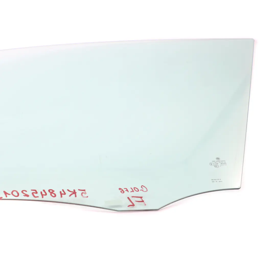 VW Volkswagen Golf MK6 Window Glass Front Door Left N/S Glazing AS2 - SKU 5K4845201B - Part number 5K4845201B