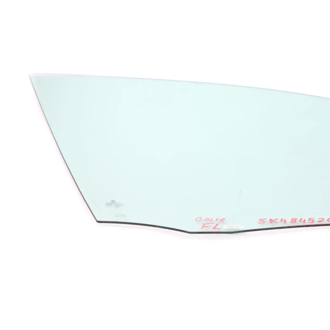VW Volkswagen Golf MK6 Window Glass Front Door Left N/S Glazing AS2 - SKU 5K4845201B - Part number 5K4845201B