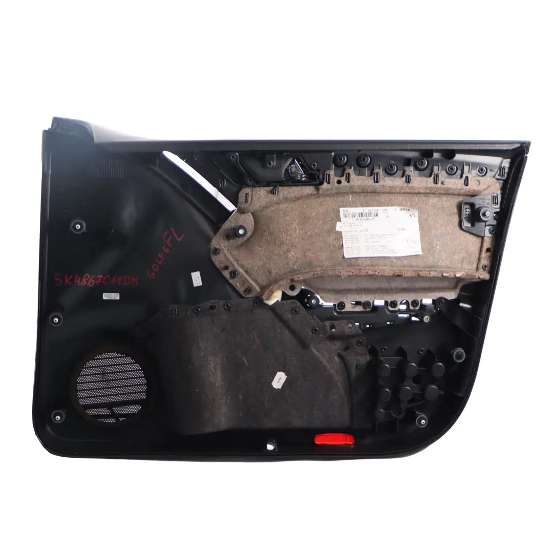 Door Card Front Left N/S Panel Lining Trim 5K4867011 to Volkswagen VW Golf VI with Part number 5K4867011DM Volkswagen VW Golf VI Door Card Front Left N/S Panel Lining Trim 5K4867011 - SKU 5K4867011DM - Part number 5K4867011DM