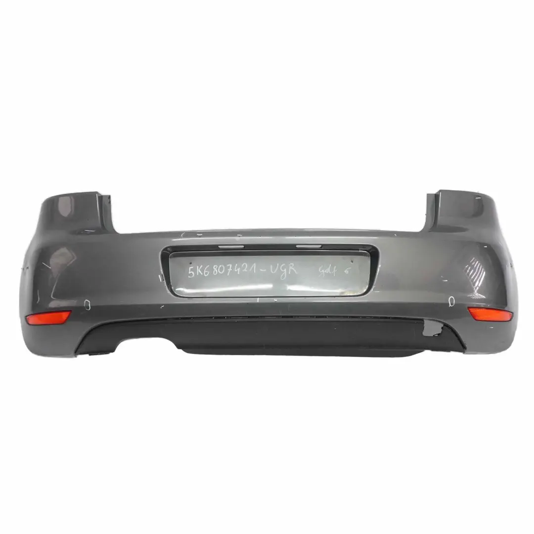 Mk6 Bumper Rear Trim Panel Cover United Grey Metallic - LA7T to Volkswagen VW Golf with Part number 5K6807421 Volkswagen VW Golf Mk6 Bumper Rear Trim Panel Cover United Grey Metallic - LA7T - SKU 5K6807421-UGR - Part number 5K6807421