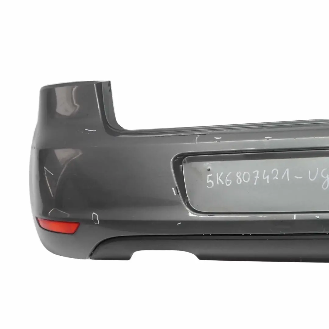 Volkswagen VW Golf Mk6 Bumper Rear Trim Panel Cover United Grey Metallic - LA7T - SKU 5K6807421-UGR - Part number 5K6807421
