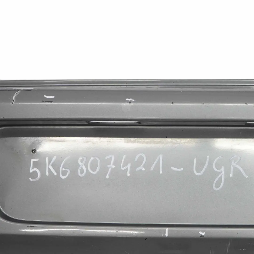Mk6 Bumper Rear Trim Panel Cover United Grey Metallic - LA7T to Volkswagen VW Golf with Part number 5K6807421 Volkswagen VW Golf Mk6 Bumper Rear Trim Panel Cover United Grey Metallic - LA7T - SKU 5K6807421-UGR - Part number 5K6807421