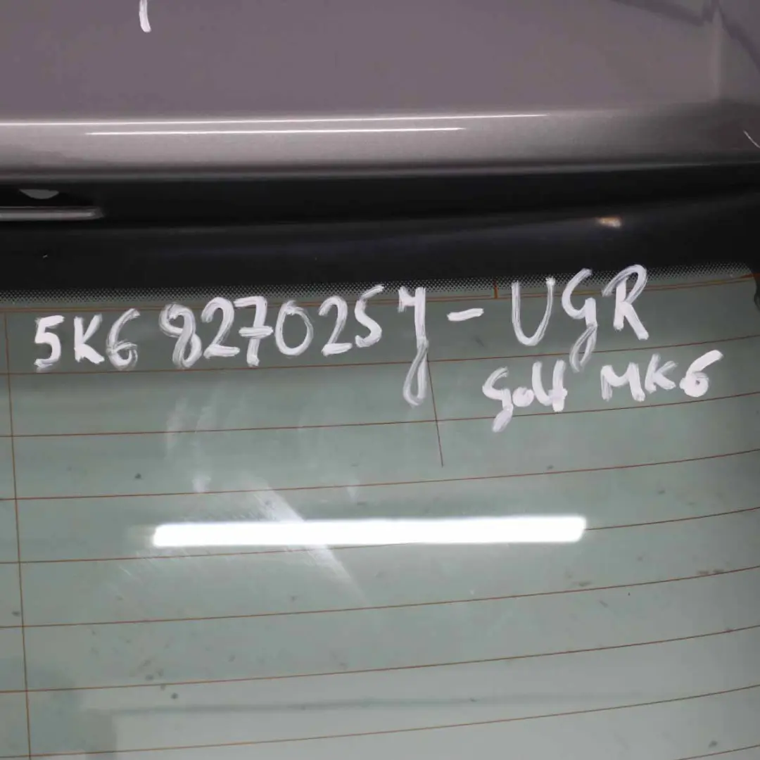  Boot Trunk Lid Volkswagen VW Golf Mk6 Rear Tailgate United Grey Metallic - LA7T - SKU 5K6827025J-UGR - Part number 5K6827025J