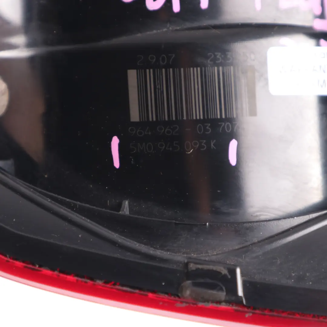 VW Volkswagen Golf Plus 5 Rear Lamp Left N/S Inner Trunk Lid Light - SKU RHD-5M0945093K - Part number 5M0945093K