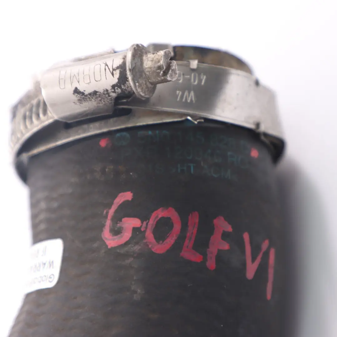 Intake Pipe Hose to Volkswagen VW Golf VI Diesel Intercooler Turbo Air with Part number 5N0145828D Volkswagen VW Golf VI Diesel Intercooler Turbo Air Intake Pipe Hose - SKU 5N0145828D - Part number 5N0145828D