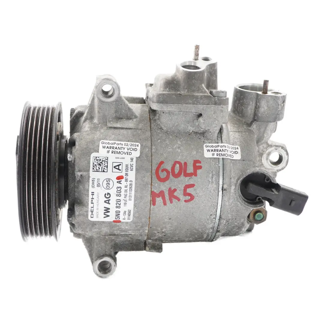Audi Volkswagen Seat Skoda Air Con Conditioning Compressor A/C Pump - SKU 5N0820803A - Part number 5N0820803A