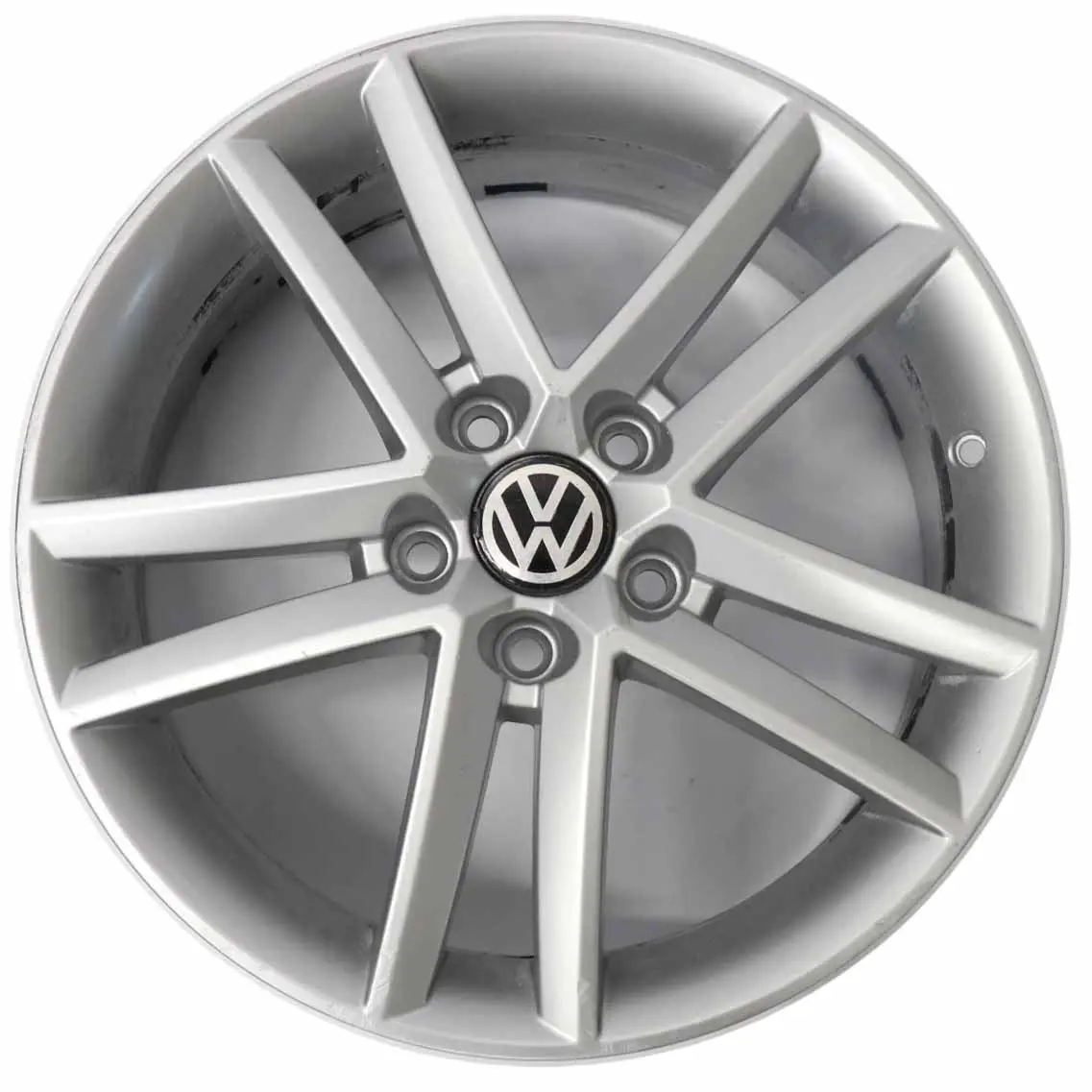 Seat Leon 2 3 Llanta aleación plateada 5 radios dobles 17" 7J ET:54 5P0601025M