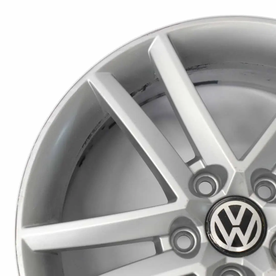 Silberne Leichtmetallfelge 5 Doppelspeiche 17" 7J ET:54 für Seat Leon 2 3 mit Teilenummer 5P0601025M Seat Leon 2 3 Silberne Leichtmetallfelge 5 Doppelspeiche 17" 7J ET:54 - SKU 5P0601025M-1 - Teilenummer 5P0601025M