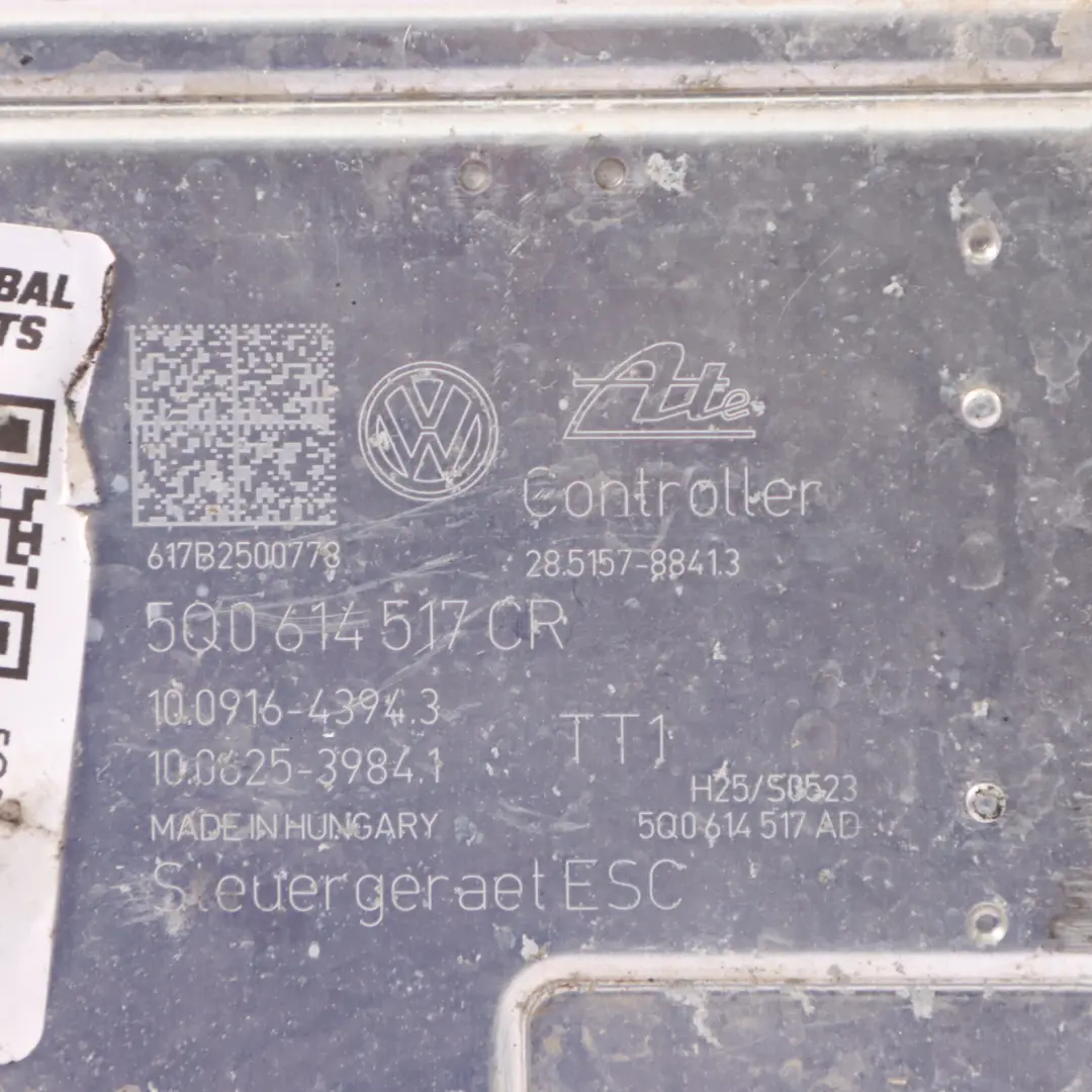 ABS Pump Module de freinage hydraulique pour Volkswagen VW Golf Mk7 à propos du numéro de pièce 5Q0614517CR Volkswagen VW Golf Mk7 ABS Pump Module de freinage hydraulique - SKU 5Q0614517CR - Numéro de pièce 5Q0614517CR