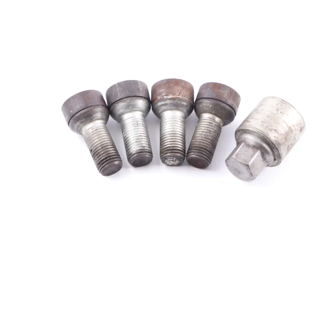 Locking Wheel Bolt Locks Security Nut Set to Volkswagen Polo 5 Golf 7 with Part number 5Q0698137 Volkswagen Polo 5 Golf 7 Locking Wheel Bolt Locks Security Nut Set - SKU 5Q0698137 - Part number 5Q0698137