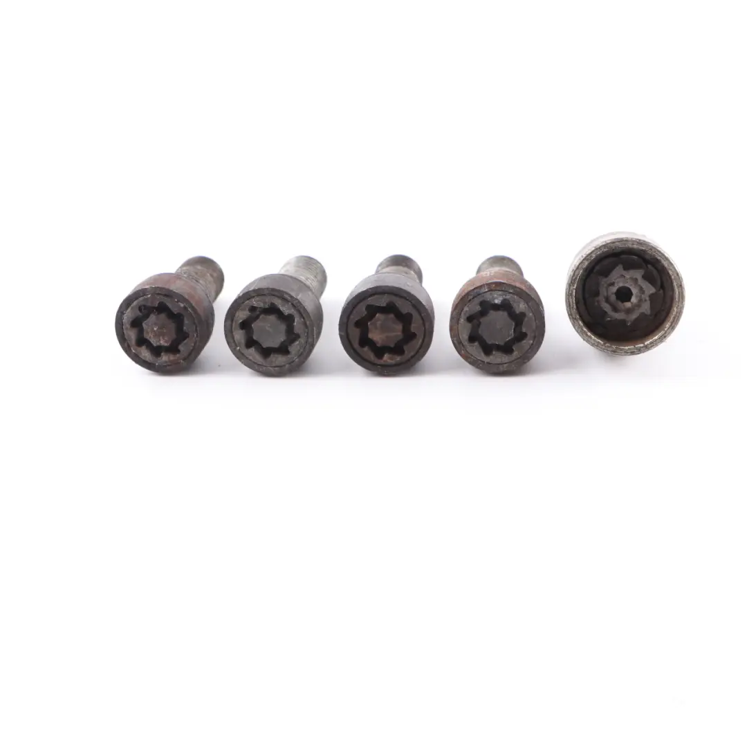 Locking Wheel Bolt Locks Security Nut Set to Volkswagen Polo 5 Golf 7 with Part number 5Q0698137 Volkswagen Polo 5 Golf 7 Locking Wheel Bolt Locks Security Nut Set - SKU 5Q0698137 - Part number 5Q0698137