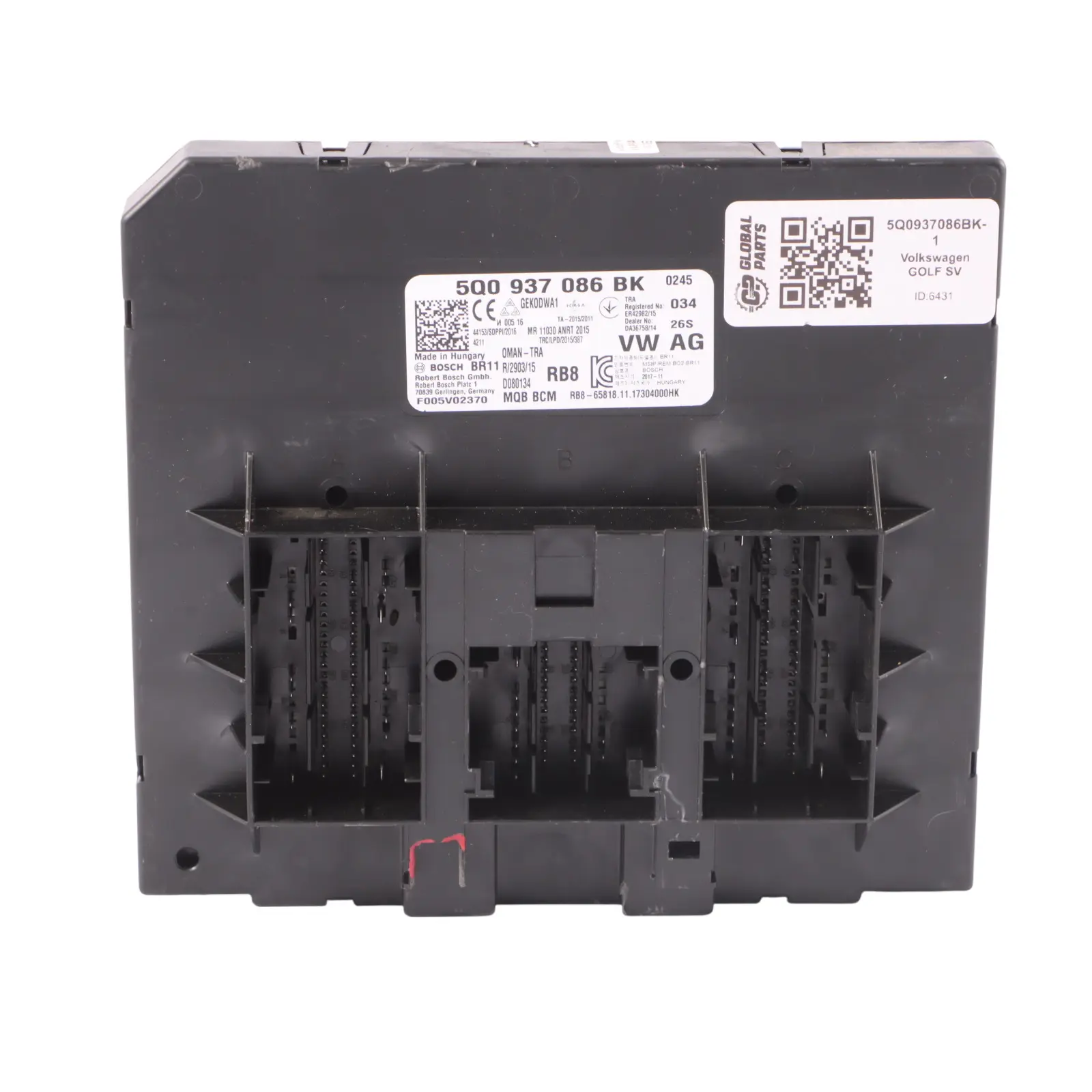 Volkswagen Golf Sportsvan Module lunité contrôle  carrosserie BCM 5Q0937086BK