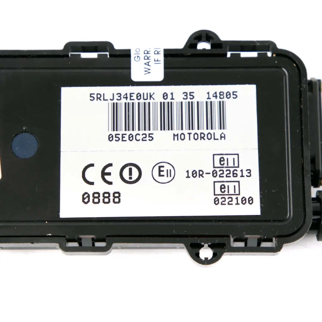  Motorola Car Phone Control Unit Battery Module - SKU 5RLJ34E0UK - Part number 5RLJ34E0UK