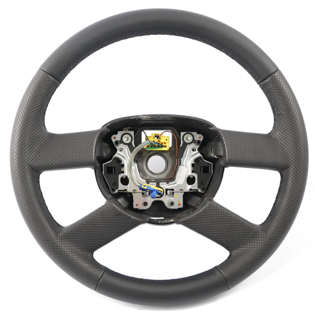 VW Volkswagen Polo IV 9N Kierownica NOWA Czarna Skóra - SKU 600419091C-1 - Numer Części 600419091C