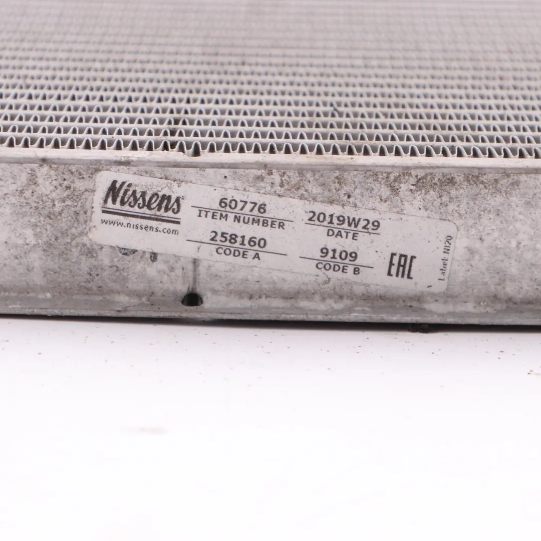 Water Radiator BMW F10 F11 Engine Coolant Cooler Unit Nissen to with Part number 60776 Water Radiator BMW F10 F11 Engine Coolant Cooler Unit Nissen - SKU 60776 - Part number 60776