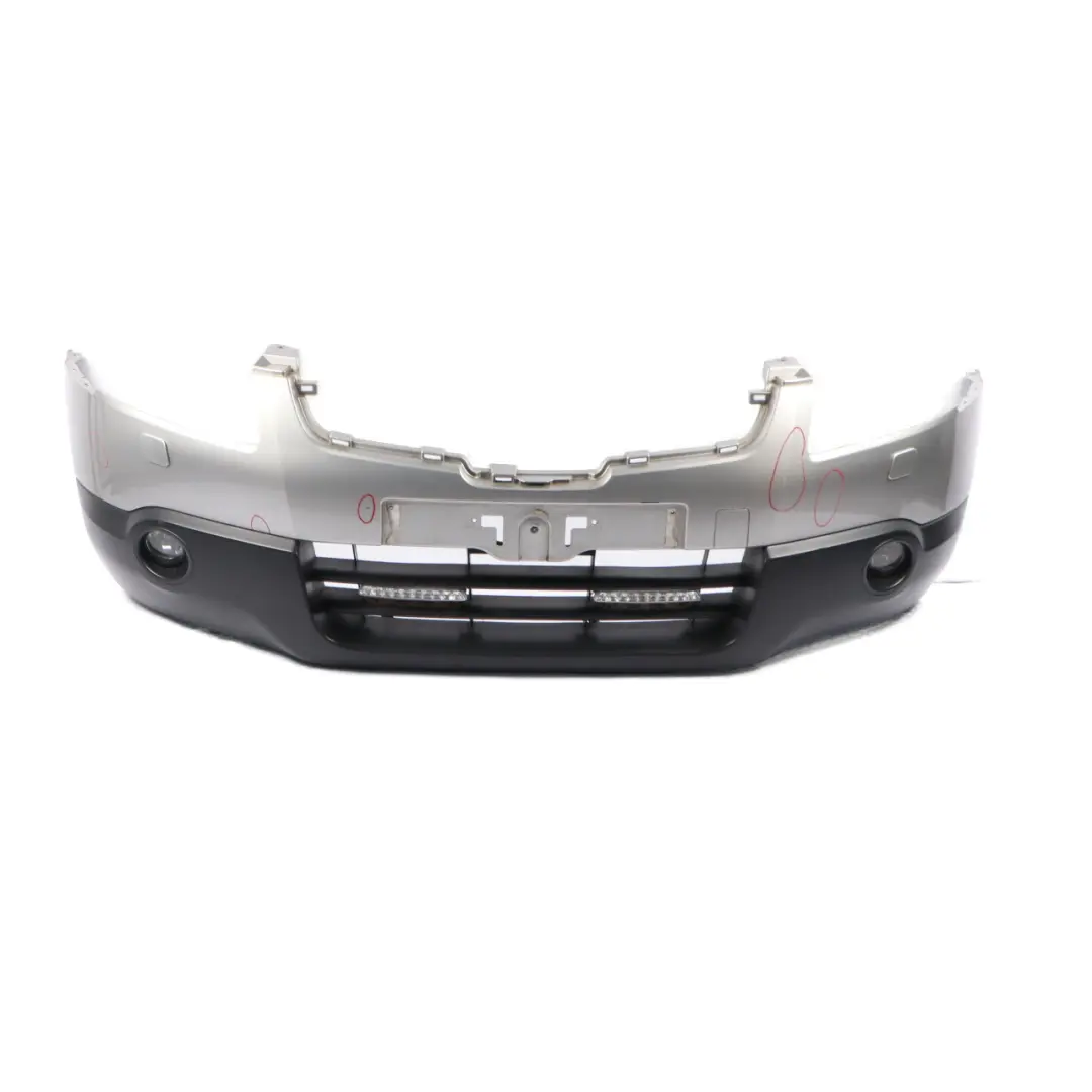Front Bumper Complete Trim Panel Silver Metallic - WV2 to Nissan Qashqai J10 with Part number 62022JD30H Nissan Qashqai J10 Front Bumper Complete Trim Panel Silver Metallic - WV2 - SKU 62022JD30H-SME - Part number 62022JD30H
