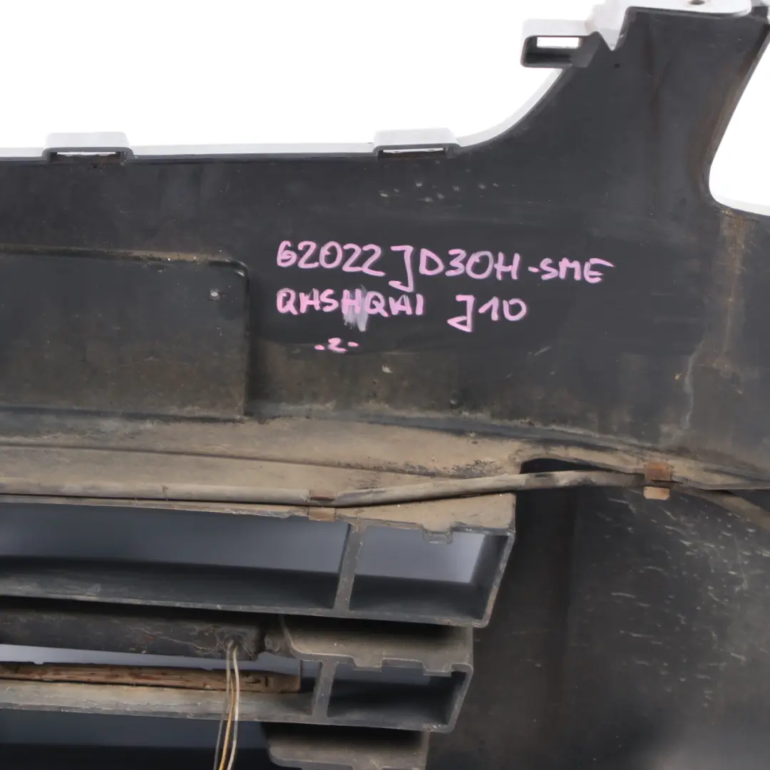 Front Bumper Complete Trim Panel Silver Metallic - WV2 to Nissan Qashqai J10 with Part number 62022JD30H Nissan Qashqai J10 Front Bumper Complete Trim Panel Silver Metallic - WV2 - SKU 62022JD30H-SME - Part number 62022JD30H