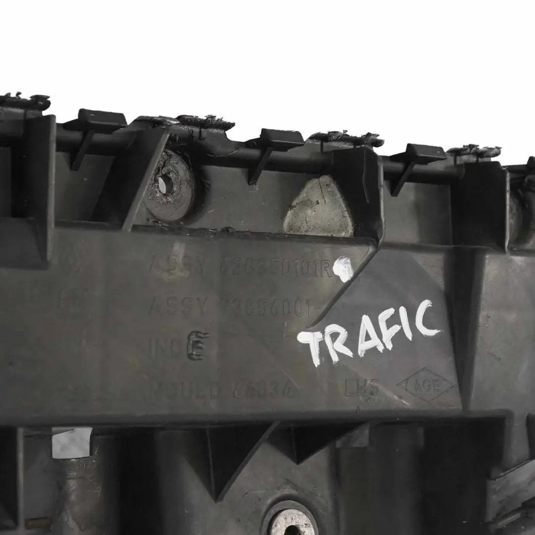 Front Bumper Bracket Left N/S Holder Mount Trim to Renault Trafic II with Part number 620350101R Renault Trafic II Front Bumper Bracket Left N/S Holder Mount Trim - SKU 620350101R - Part number 620350101R