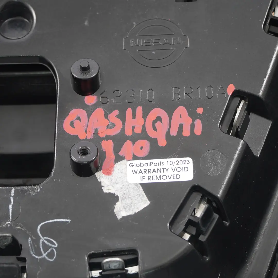 Copertura Radiatore Griglia Paraurti Anteriore per Nissan Qashqai J10 con numero di parte 62310BR10A Nissan Qashqai J10 Copertura Radiatore Griglia Paraurti Anteriore - SKU 62310BR10A-1 - Numero di parte 62310BR10A