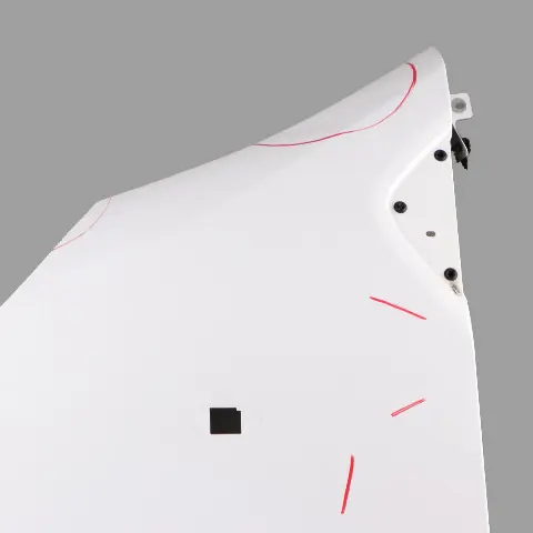 Renault Trafic III Side Panel Front Left N/S Wing Fender Cover Ice White - 389 - SKU 631016242R-ICW - Part number 631016242R