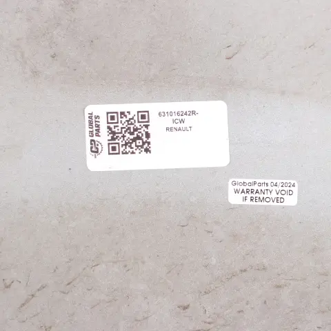 Side Panel Front Left N/S Wing Fender Cover Ice White - 389 to Renault Trafic III with Part number 631016242R Renault Trafic III Side Panel Front Left N/S Wing Fender Cover Ice White - 389 - SKU 631016242R-ICW - Part number 631016242R