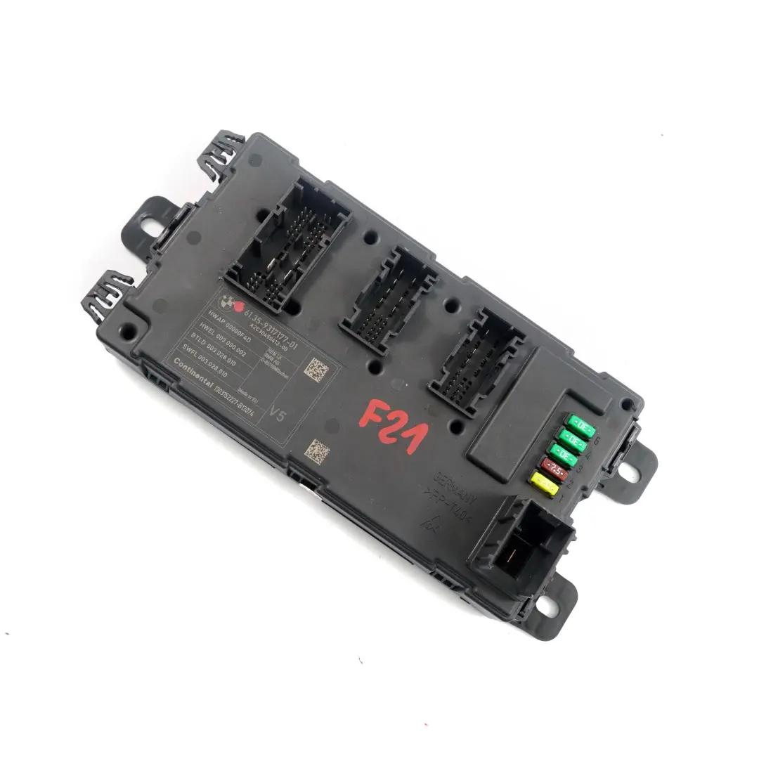 Moduł Sterownik REM Tył V5 9317174 do BMW F20 F30 F32 o numerze 6317177 BMW F20 F30 F32 Moduł Sterownik REM Tył V5 9317174 - SKU 6317177 - Numer Części 6317177