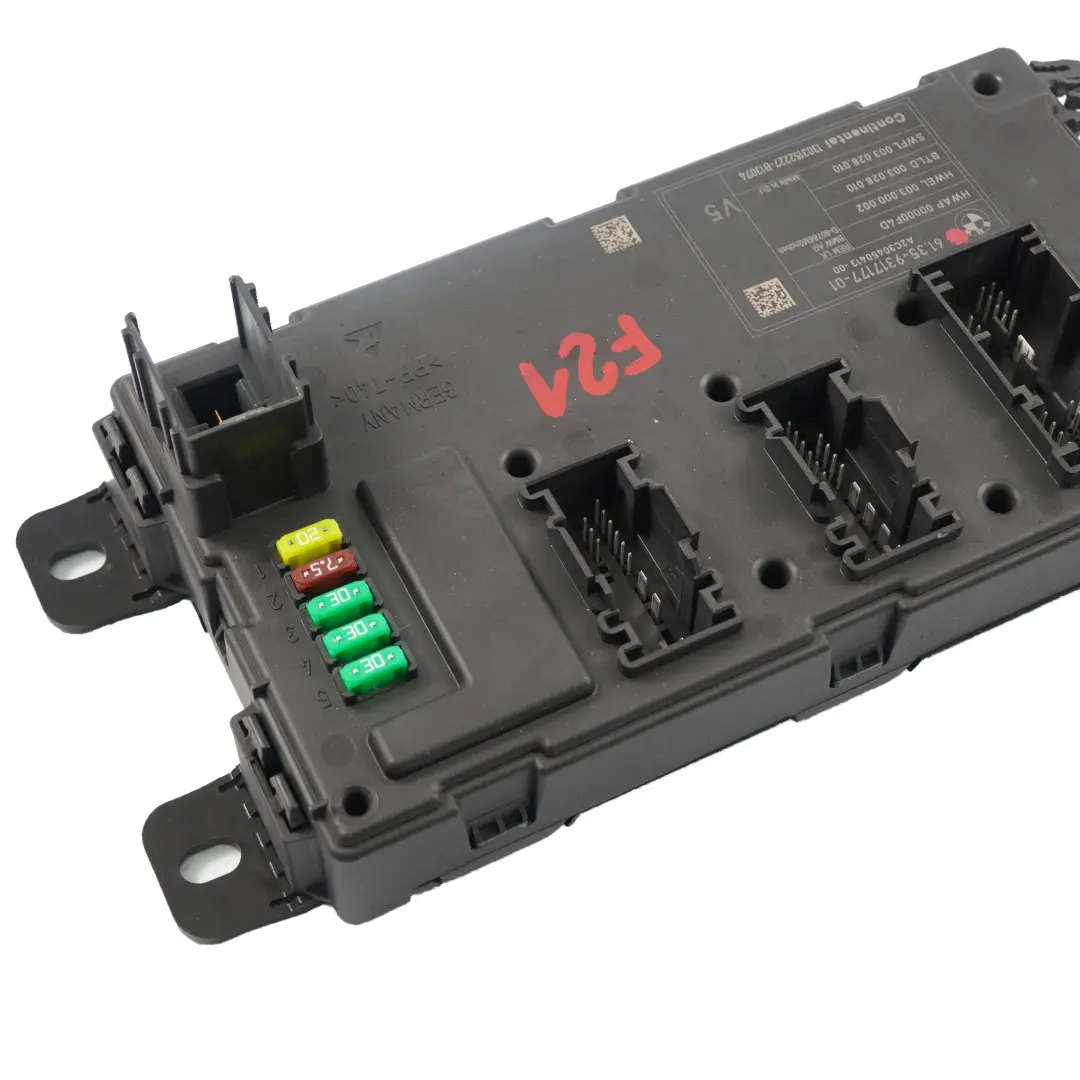 REM Module electronique arriere Boite fusibles controle V5 pour BMW F20 F30 à propos du numéro de pièce 6317177 BMW F20 F30 REM Module electronique arriere Boite fusibles controle V5 - SKU 6317177 - Numéro de pièce 6317177