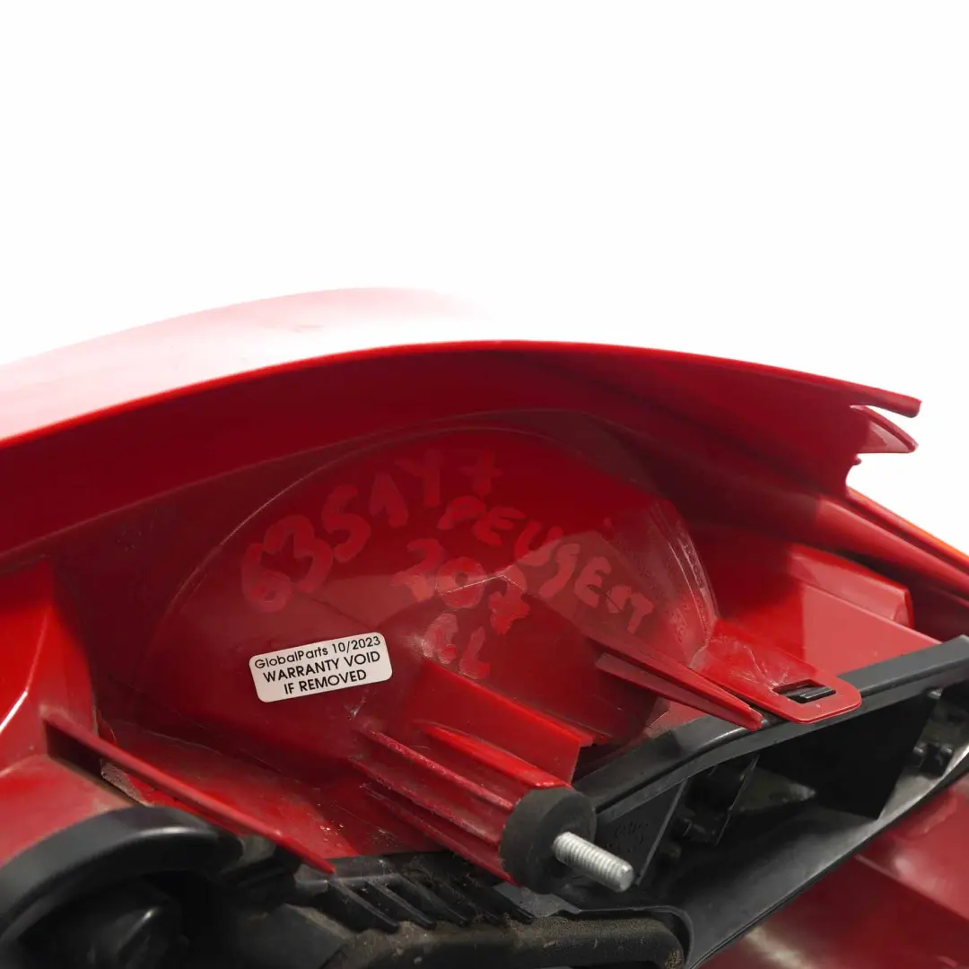 Peugeot 207 Feu Arrière Gauche Feu Latéral - SKU 6350Y7 - Numéro de pièce 6350Y7