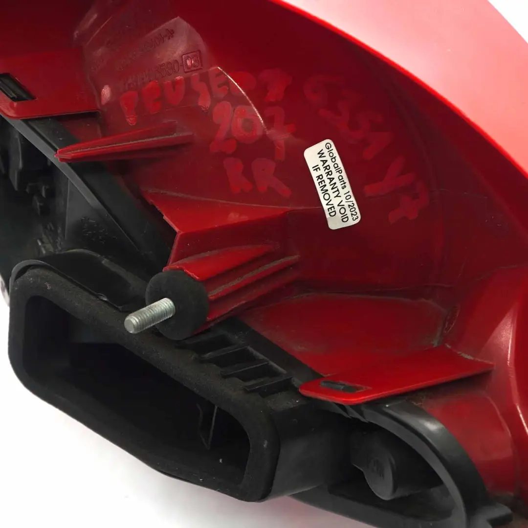 Peugeot 207 Luz Trasera Derecha Luz trasera Panel lateral 9649986580 - SKU 6351Y7 - Número de pieza 6351Y7