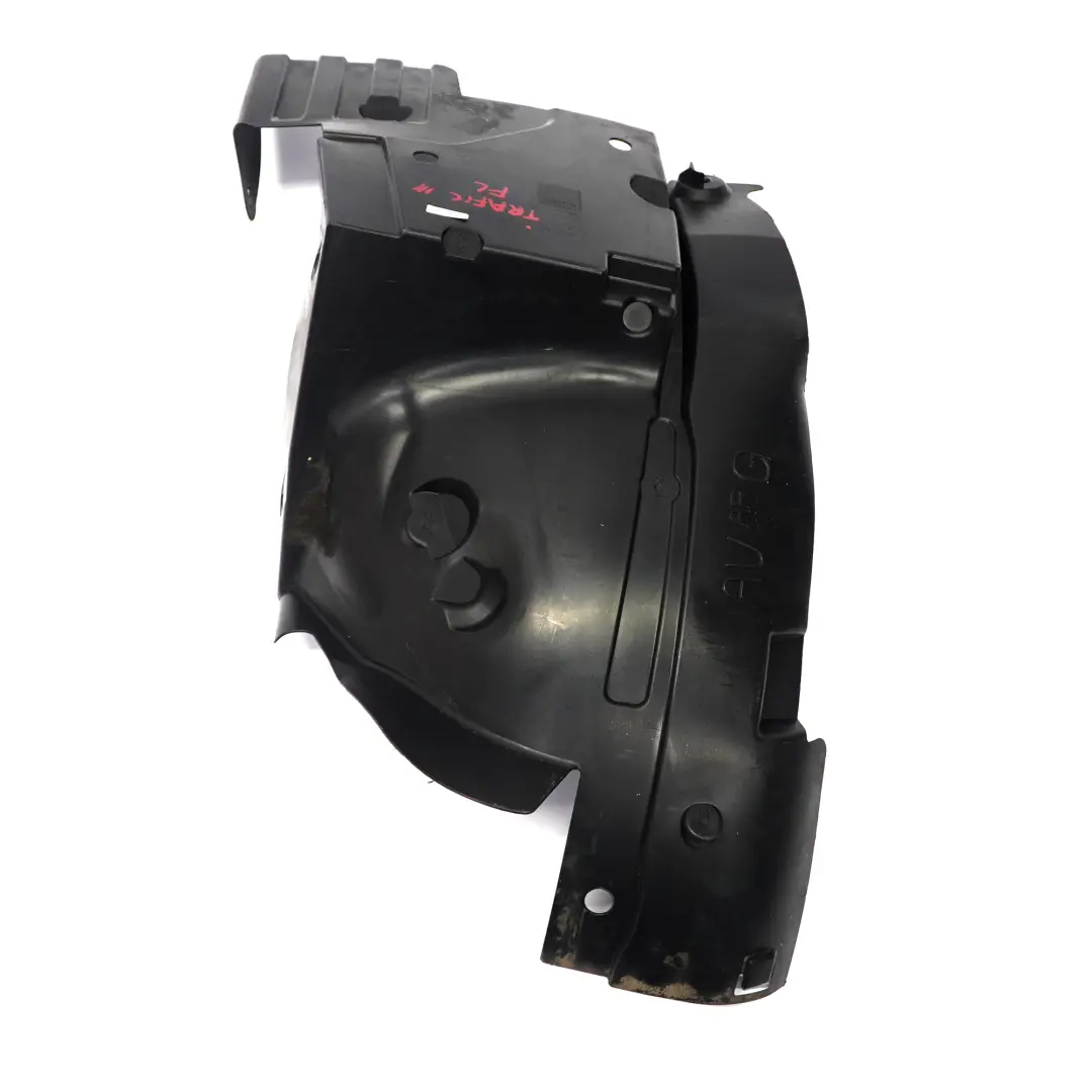 Arch Front Left N/S Cover Housing Rear Section to Renault Trafic 3 Vivaro B Wheel with Part number 638437451R Renault Trafic 3 Vivaro B Wheel Arch Front Left N/S Cover Housing Rear Section - SKU 638437451R - Part number 638437451R