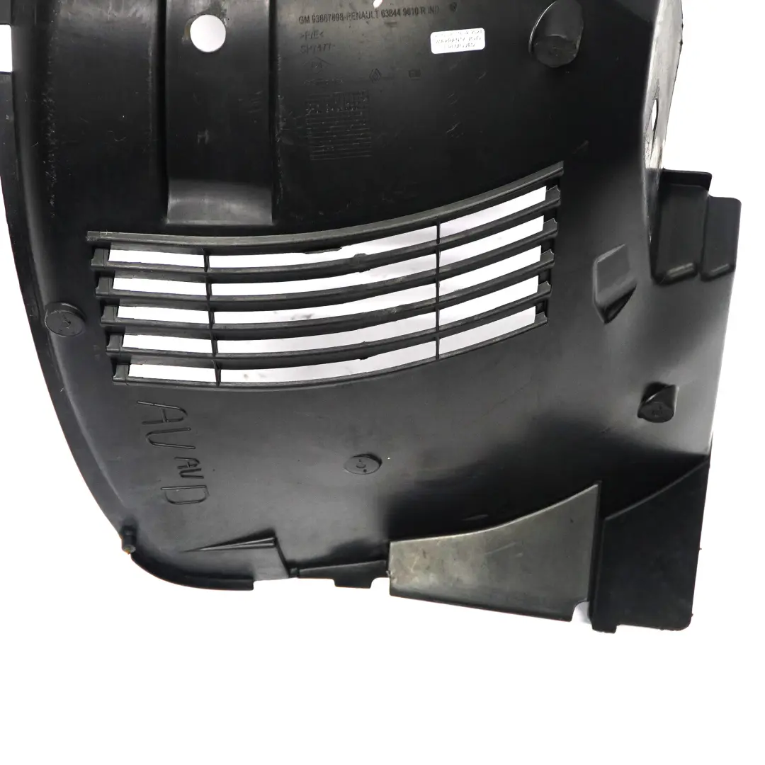 Renault Trafic 3 Vivaro B Passage de Roue Avant Droite Couvrement Section Avant - SKU 638449610R - Numéro de pièce 638449610R