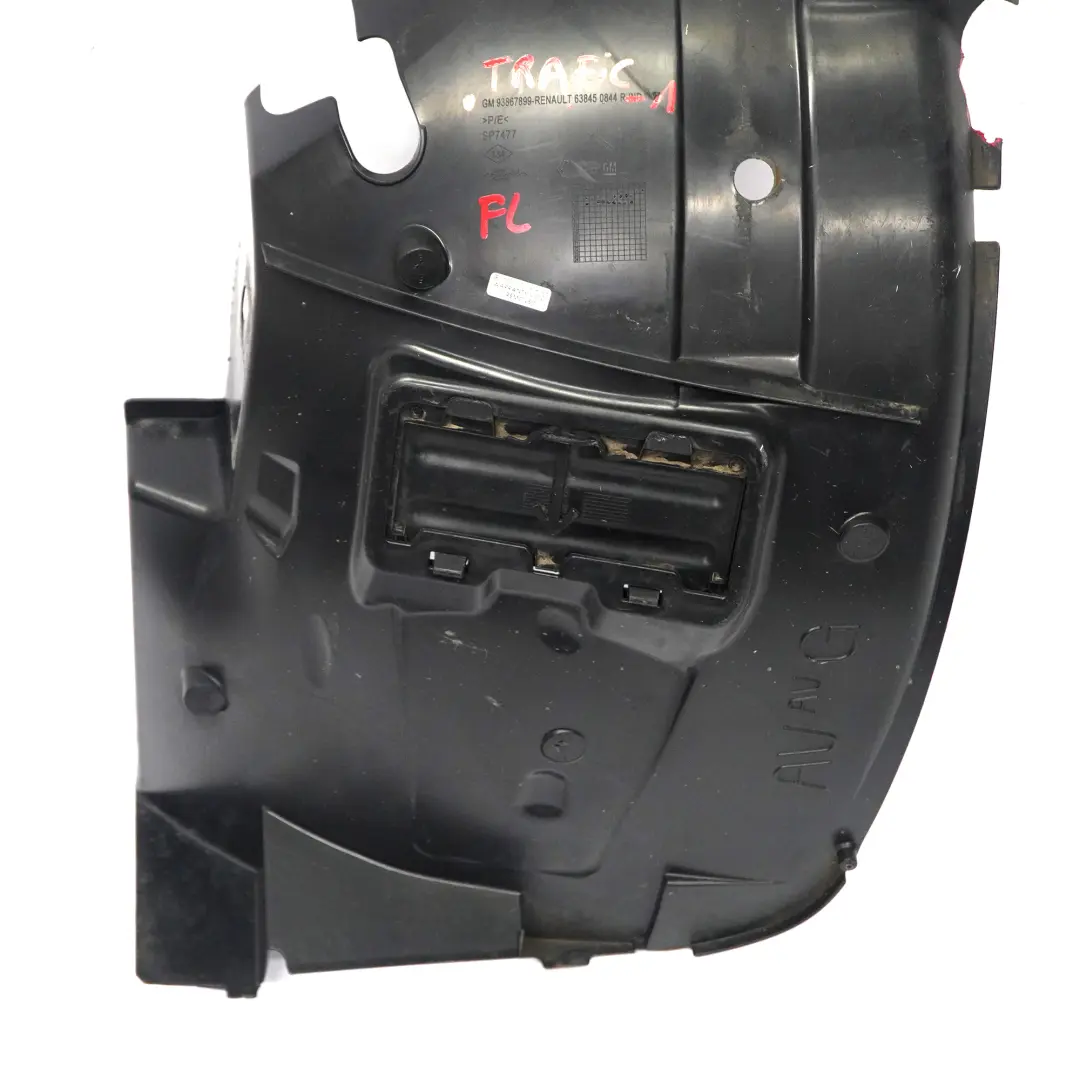 Nadkole Lewe Przednie Osłona Obudowa Przednia do Renault Trafic 3 Vivaro B o numerze 638450844R Renault Trafic 3 Vivaro B Nadkole Lewe Przednie Osłona Obudowa Przednia - SKU 638450844R-1 - Numer Części 638450844R