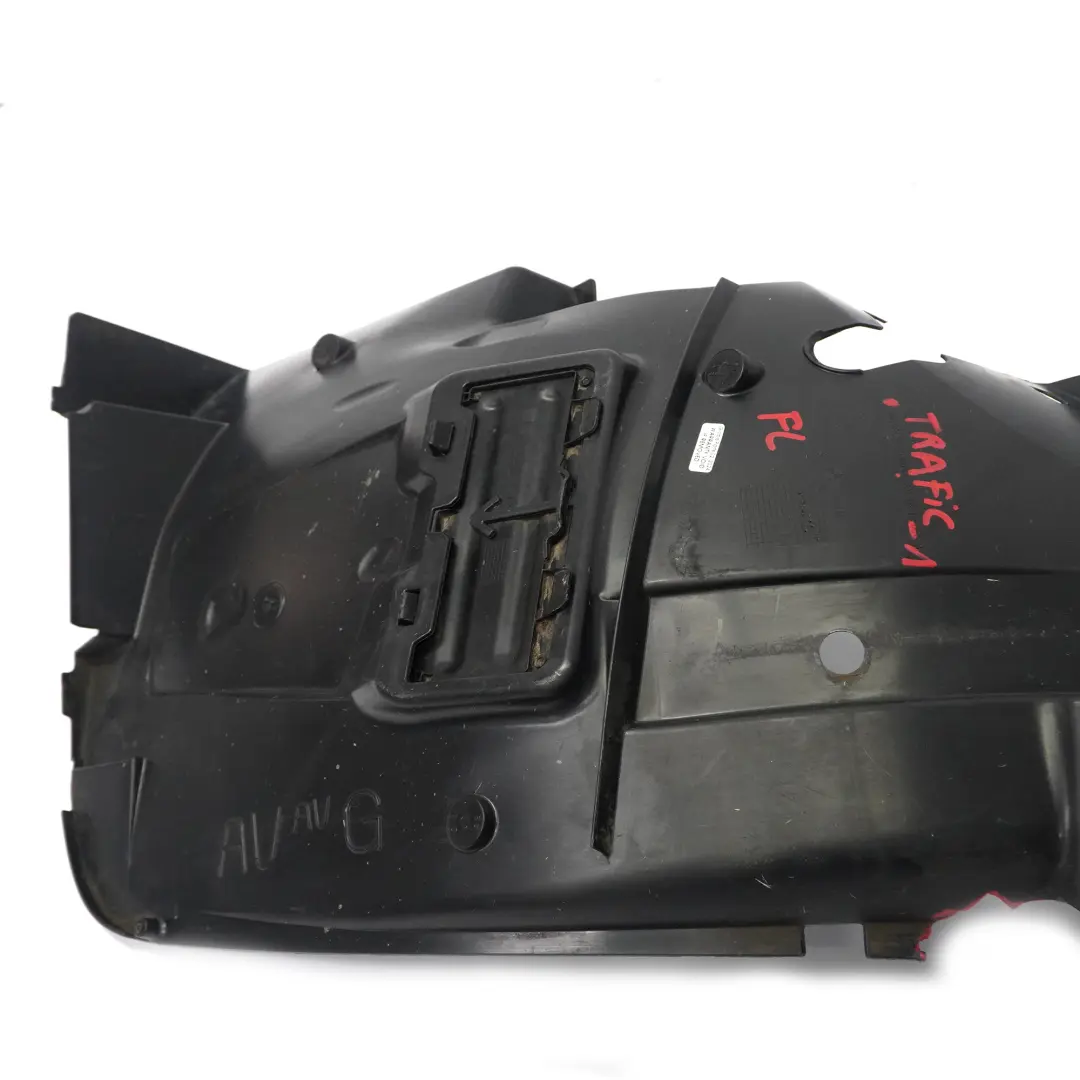 Paso de Rueda Delantero Izquierdo Sección Delantera para Renault Trafic 3 Vivaro B con número de pieza 638450844R Renault Trafic 3 Vivaro B Paso de Rueda Delantero Izquierdo Sección Delantera - SKU 638450844R-1 - Número de pieza 638450844R