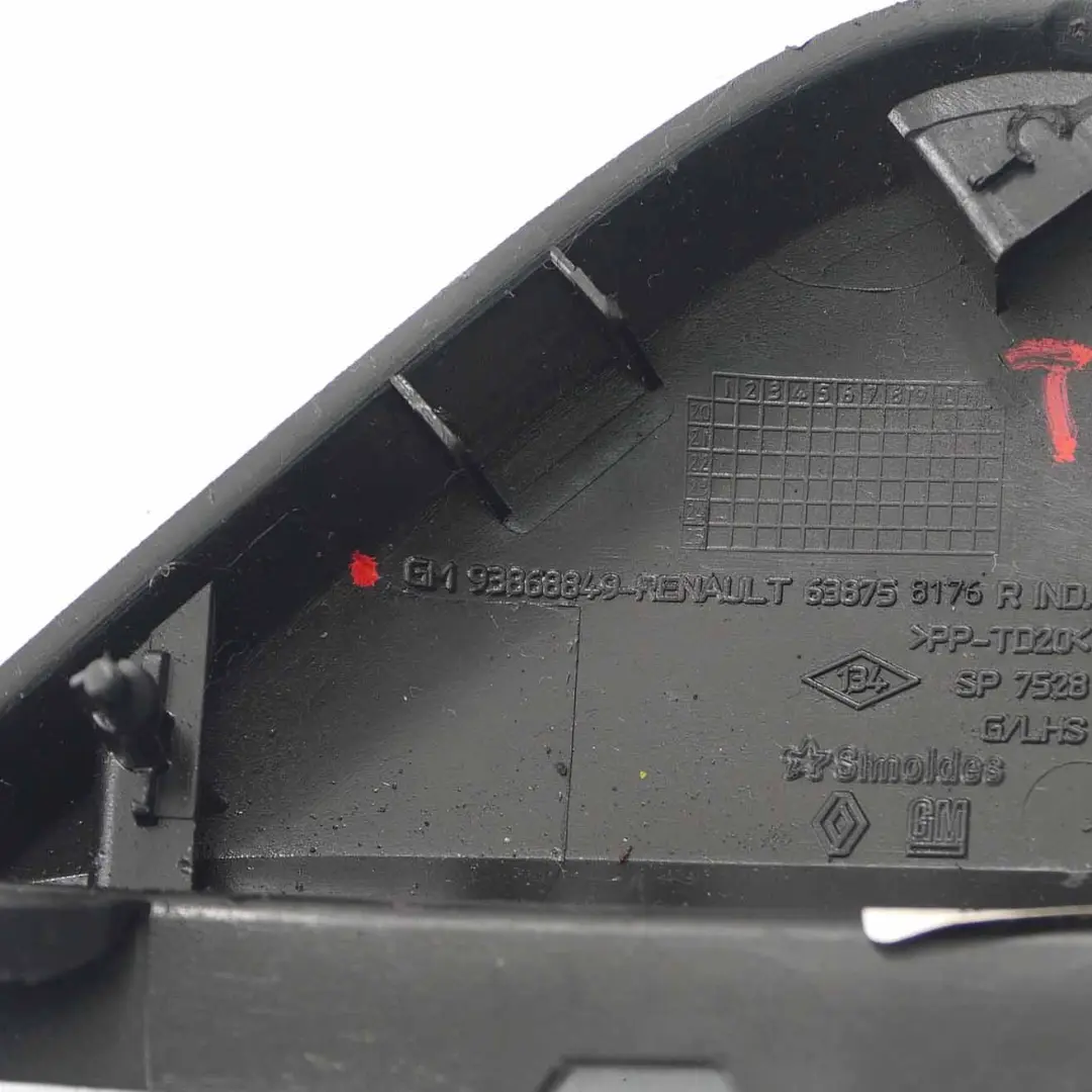 Renault Trafic 3 Aile Avant Panneau Latéral Gauche Cache Moule - SKU 638758176 - Numéro de pièce 638758176