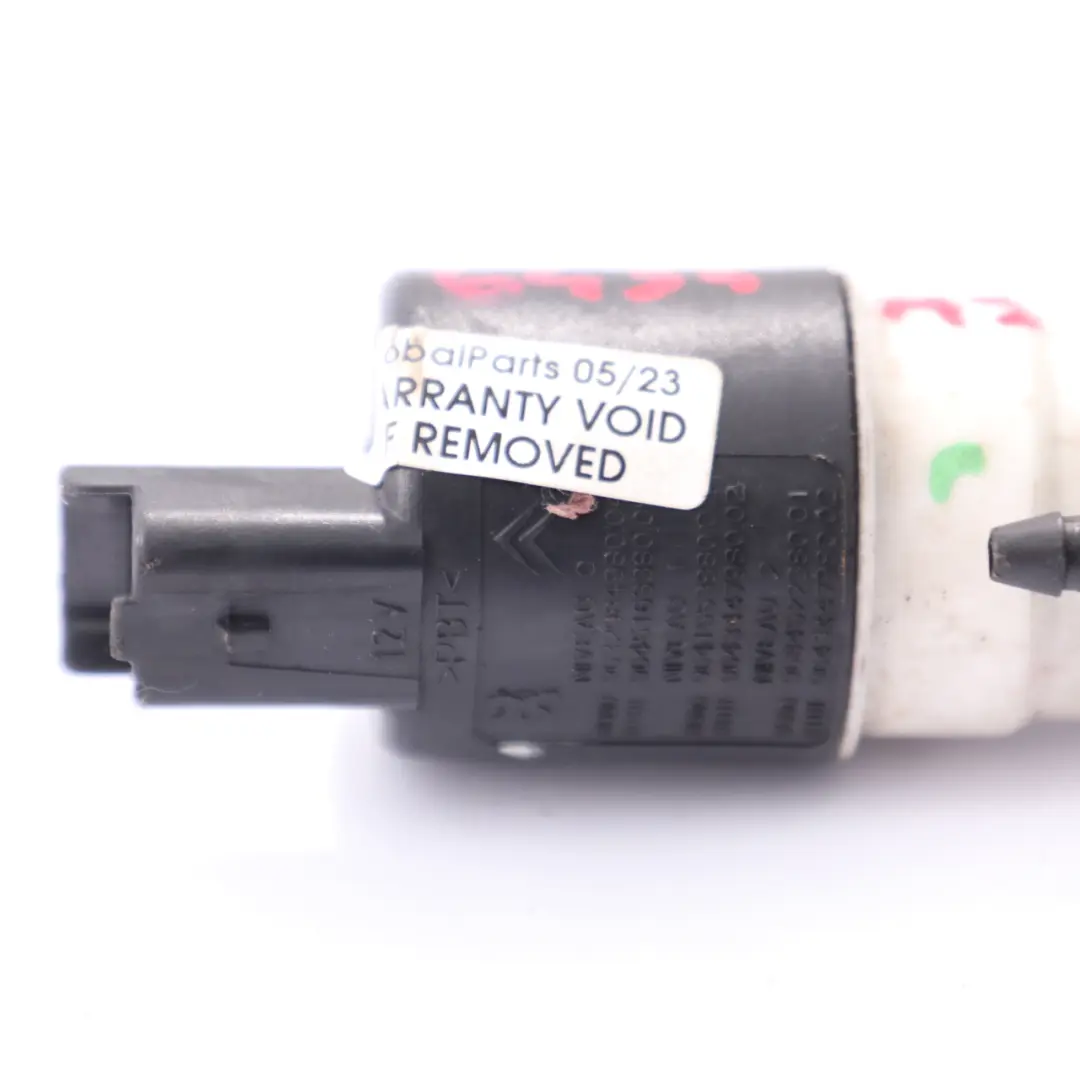 Washer Pump Citroen Berlingo Peugeot Partner Spray Windscreen Cleaning to with Part number 6434A9 Washer Pump Citroen Berlingo Peugeot Partner Spray Windscreen Cleaning - SKU 6434A9 - Part number 6434A9