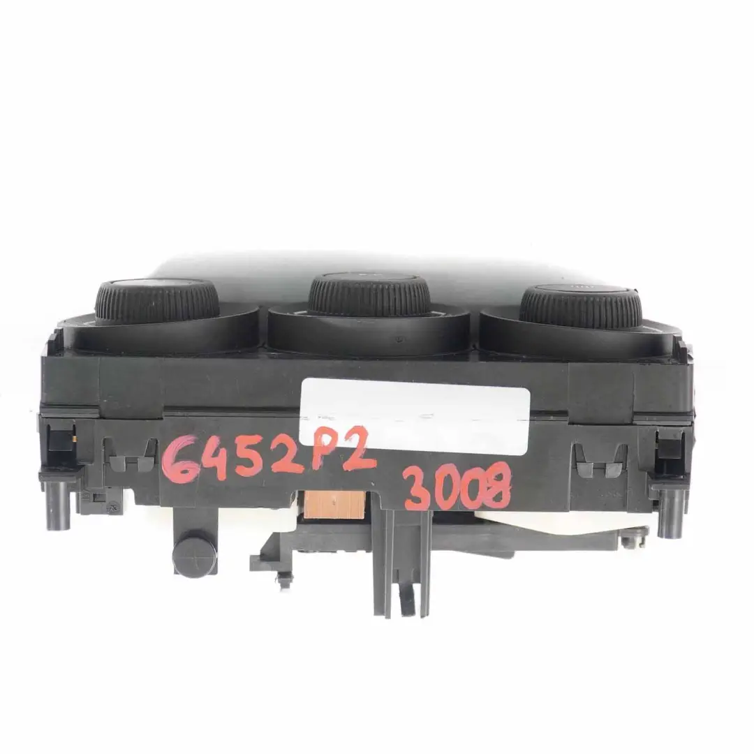 Peugeot 3008 Heater Climate Control A/C Air Con Unit Switch Panel - SKU 6452P2 - Part number 6452P2