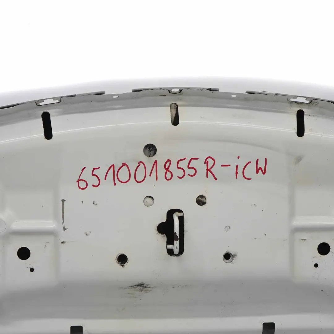 Mk3 Hood Bonnet Covering Panel Trim Ice White - 389 to Renault Trafic with Part number 651001855R Renault Trafic Mk3 Hood Bonnet Covering Panel Trim Ice White - 389 - SKU 651001855R-ICW - Part number 651001855R