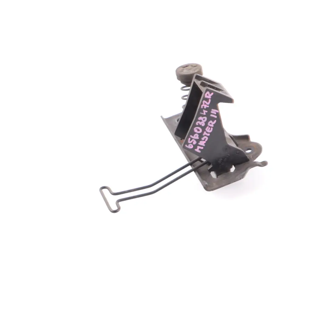 Bonnet Hood Lock Catch Mechanism to Renault Master 3 Vauxhall Movano B with Part number 656038472R Renault Master 3 Vauxhall Movano B Bonnet Hood Lock Catch Mechanism - SKU 656038472R - Part number 656038472R