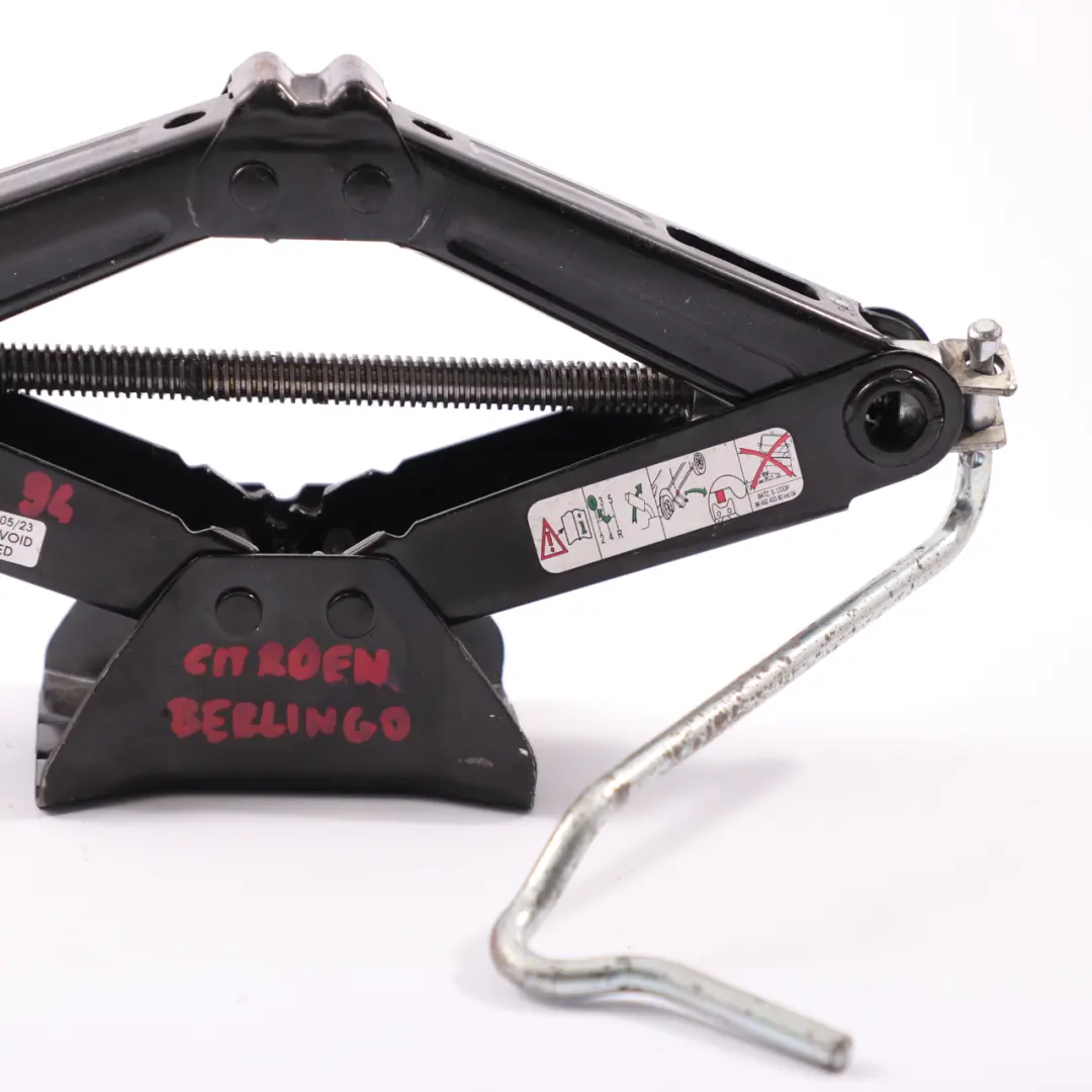 Lifting Jack Peugeot 207 307 Citroen C3 C4 Tool Emergency Wheel Lift 9649243380  - SKU 672594 - Part number 672594
