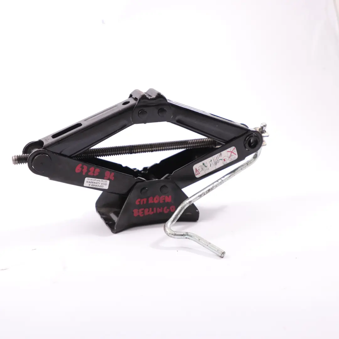 Lifting Jack Peugeot 207 307 Citroen C3 C4 Tool Emergency Wheel Lift 9649243380  - SKU 672594 - Part number 672594