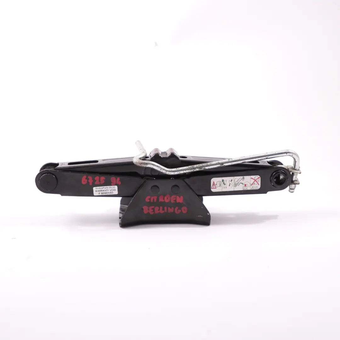 Lifting Jack Peugeot 207 307 Citroen C3 C4 Tool Emergency Wheel Lift 9649243380  - SKU 672594 - Part number 672594