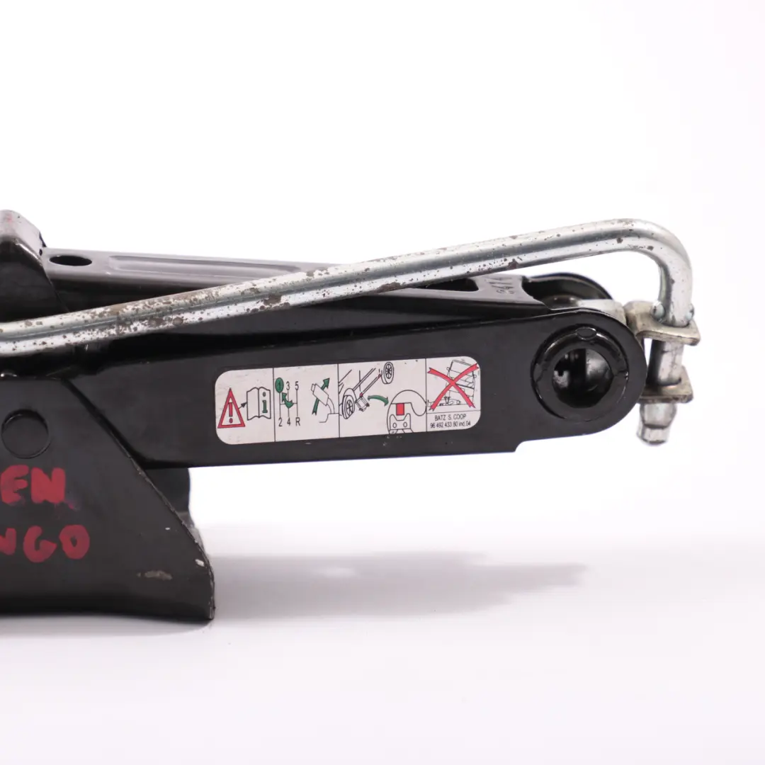 Lifting Jack Peugeot 207 307 Citroen C3 C4 Tool Emergency Wheel Lift 9649243380  - SKU 672594 - Part number 672594