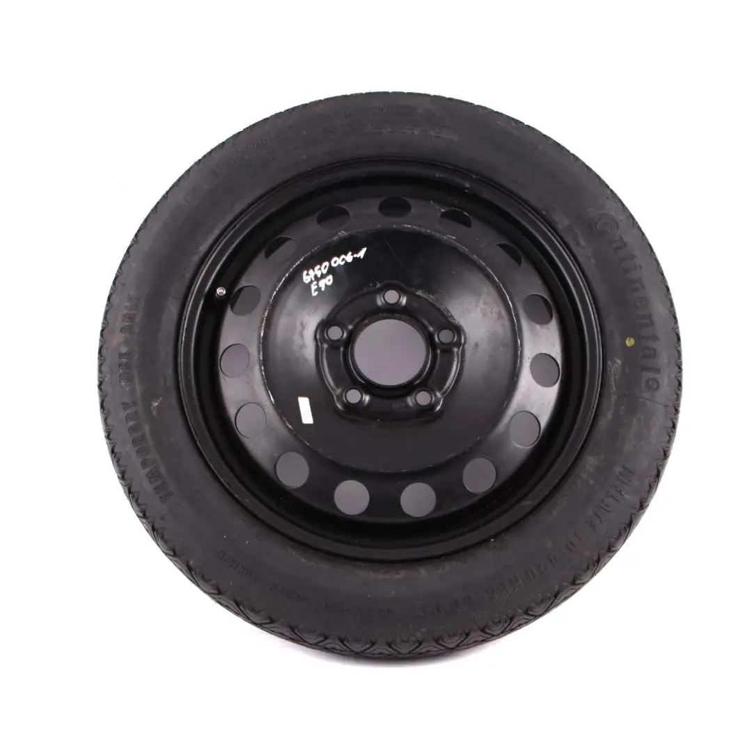 Rueda de repuesto BMW E46 Compact Acero Negro 115/90 R16 16" 3J ET:32 para con número de pieza 6750006 Rueda de repuesto BMW E46 Compact Acero Negro 115/90 R16 16" 3J ET:32 - SKU 6750006-1 - Número de pieza 6750006